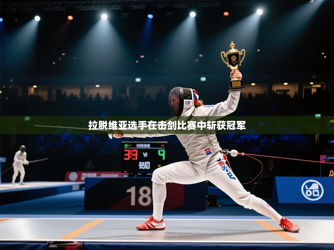 拉脱维亚选手在击剑比赛中斩获冠军  第2张